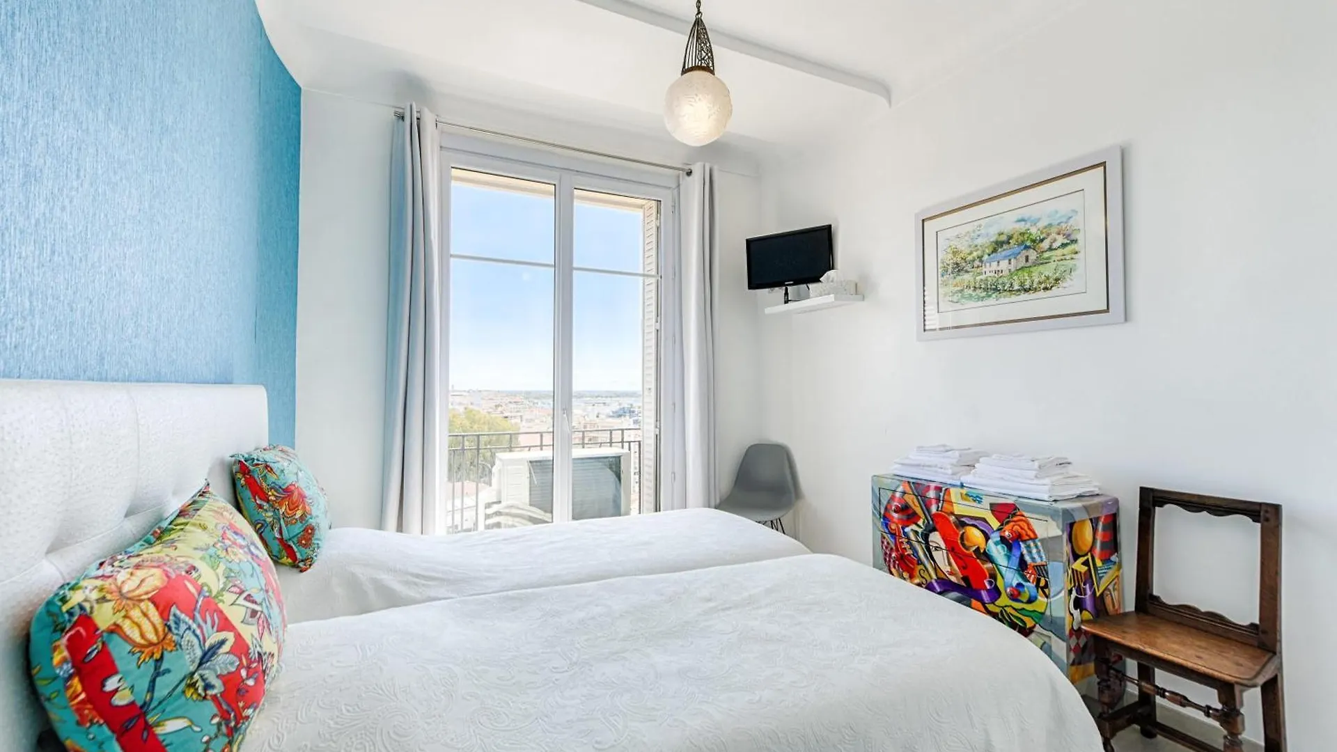 Le Sinatra Splendide Vue Mer Panoramique Et Balcon, Ideal Pour Des Sejours De Loisirs Ou Business Cannes Apartment
